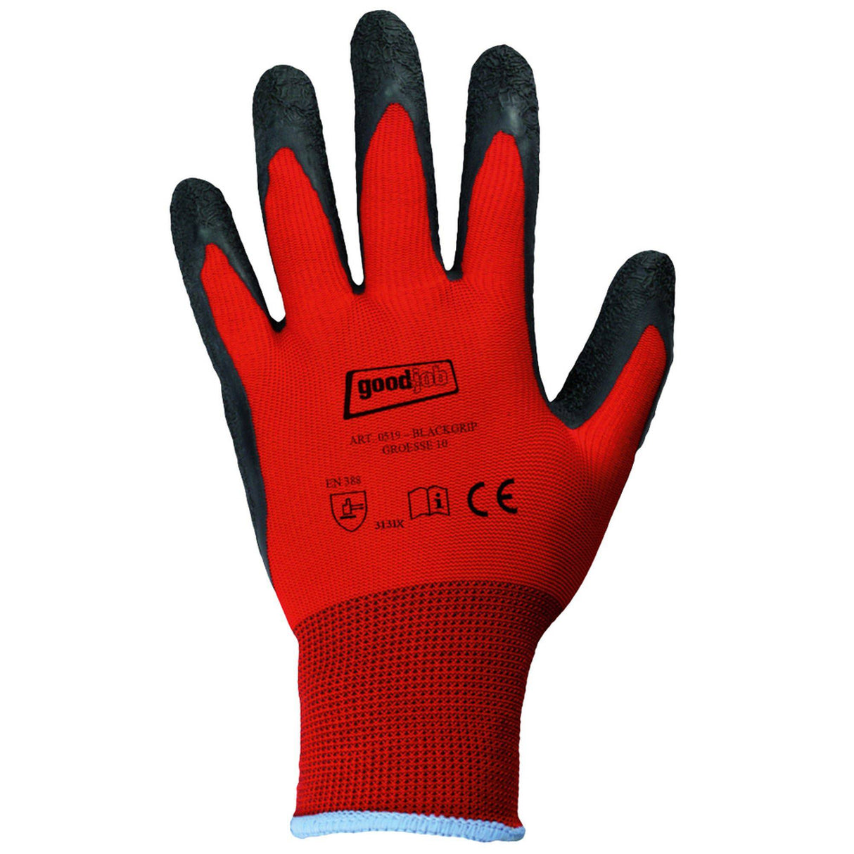 1-120 Paar Latex Handschuhe GOODJOB® BLACK GRIP 0519