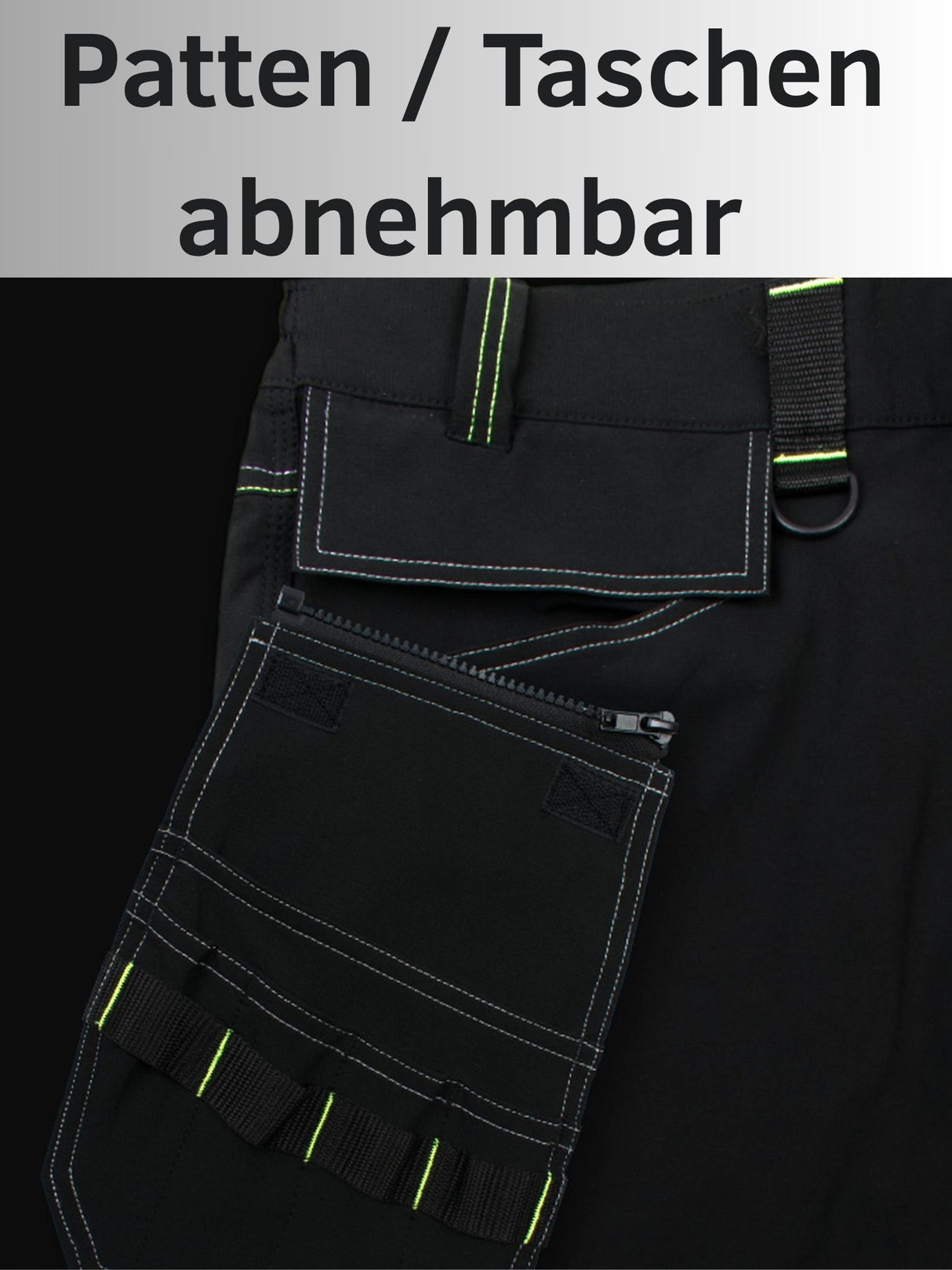 Classic_4Dynamic_Hose_Patte Tasche abnehmbar