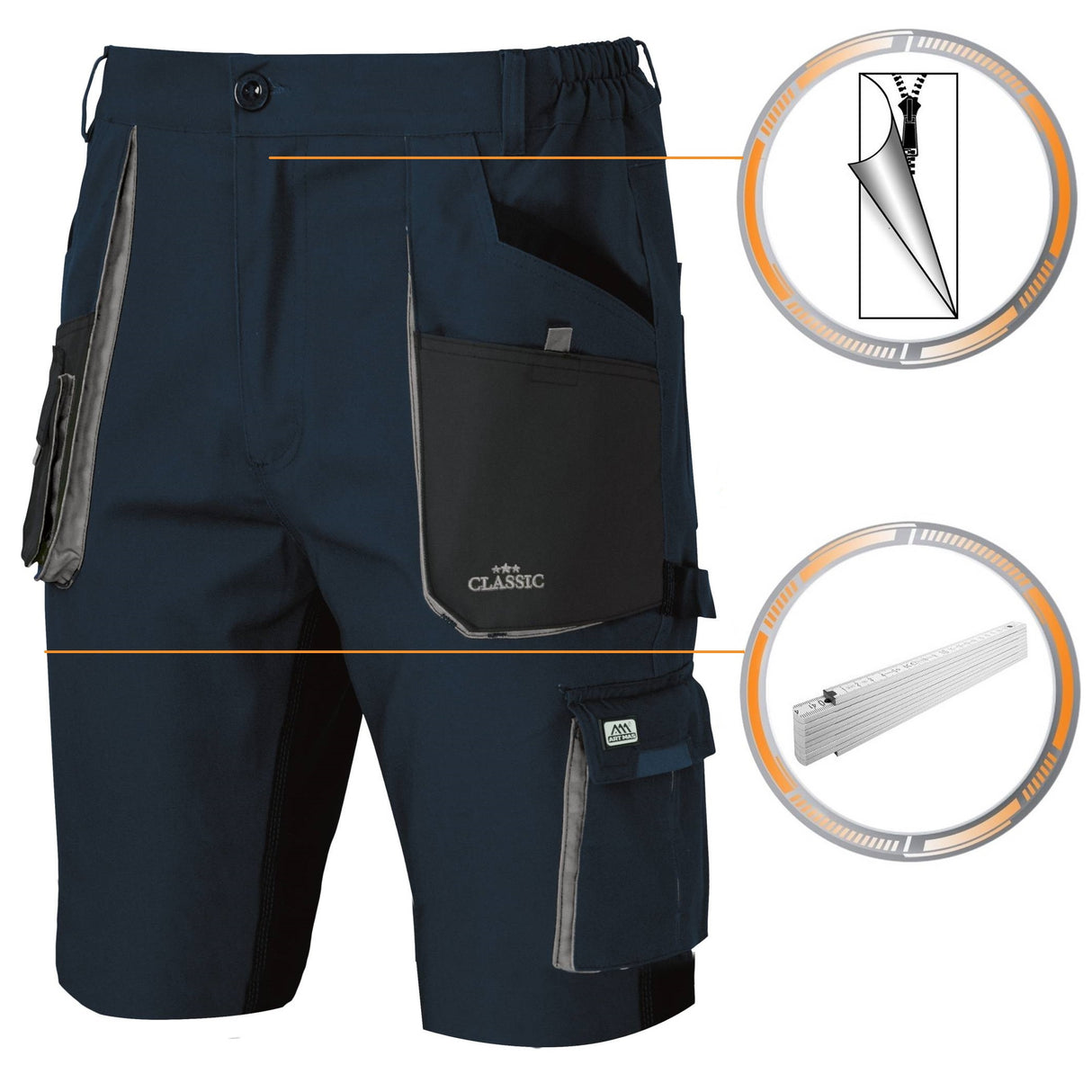 Classic_Stretch_Slim_Shorts_Blau_2