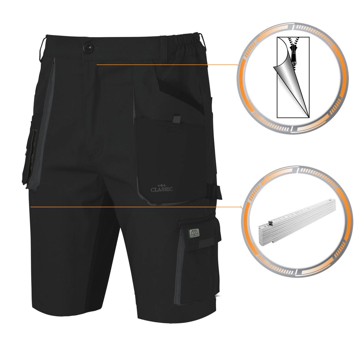 Classic_Stretch_Slim_Shorts_Schwarz_2