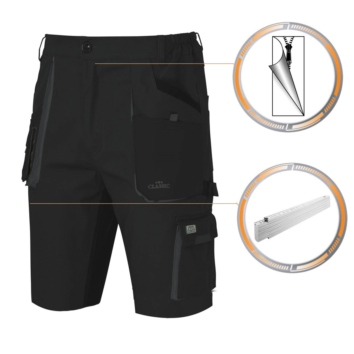 Classic_Stretch_Slim_Shorts_Schwarz_2