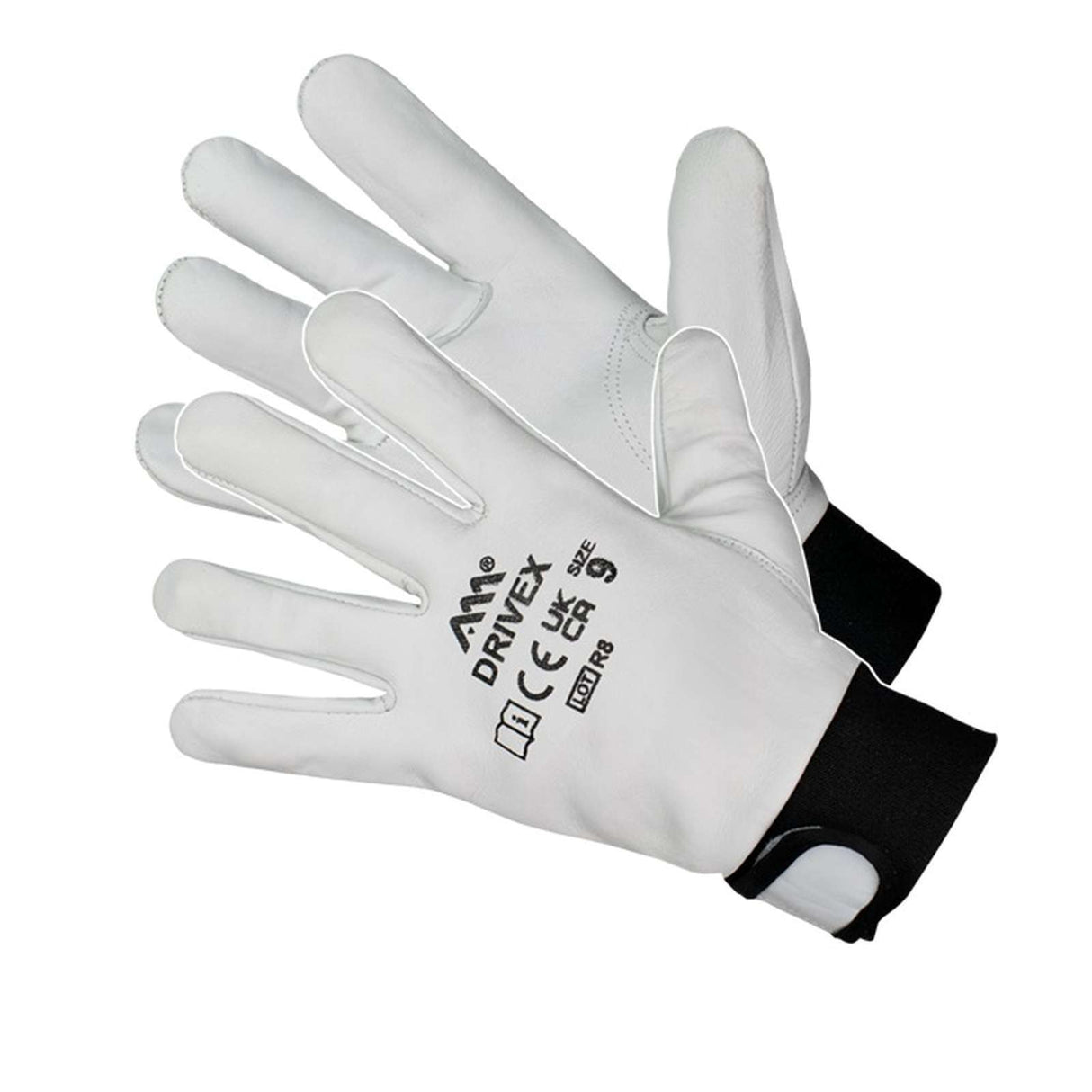 Arbeitshandschuhe-Lederhandschuhe-Montage-Ziegenleder-Leder-Drivex-weiss-overview-2-artmas