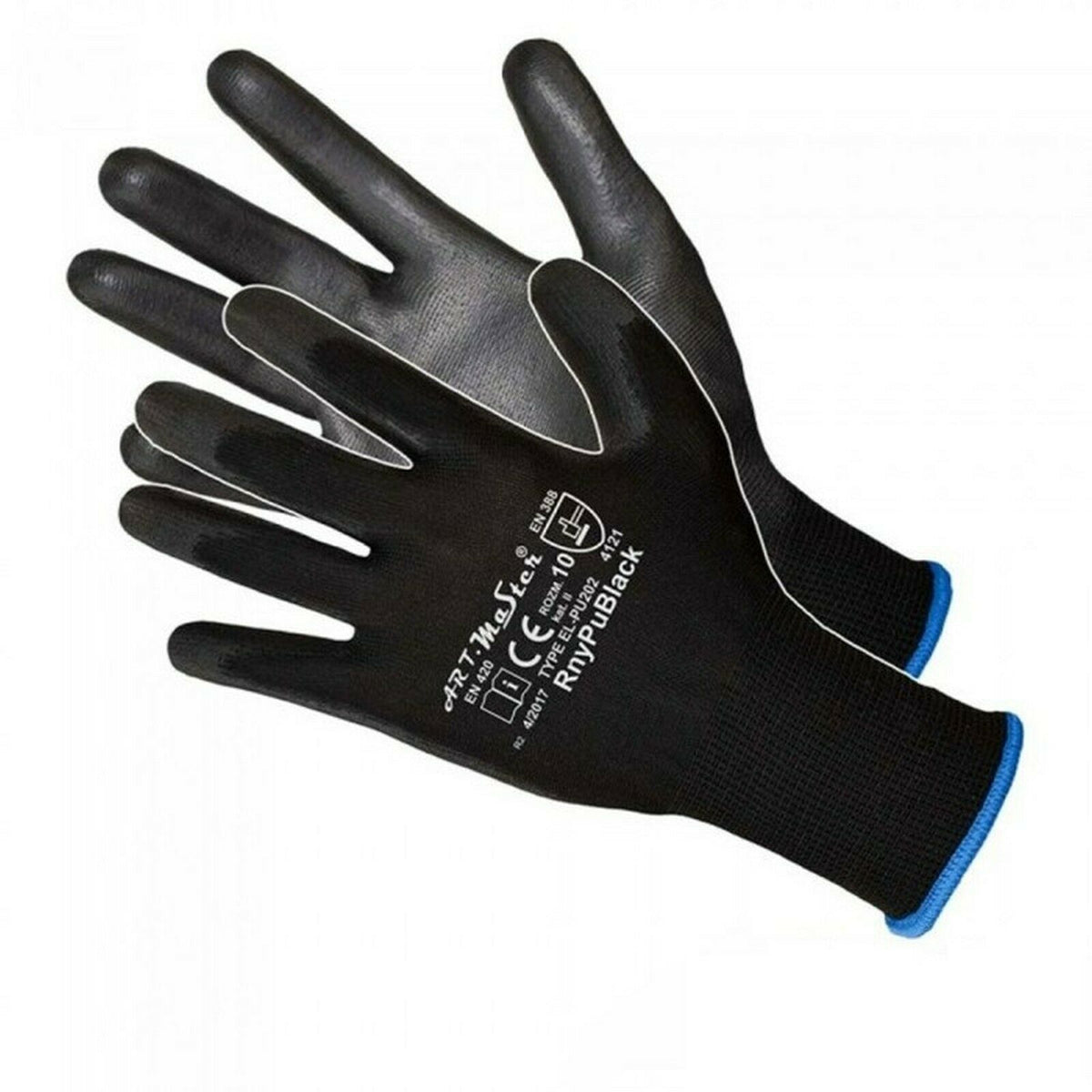Arbeitshandschuhe-Mechanikerhandschuhe-Montagehandschuhe-Garten-PU-schwarz-right-artmas