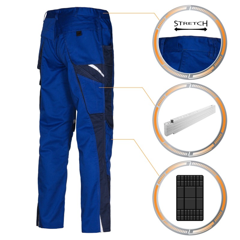 pka/Arbeitshose-Berufshose-Bundhose-Arbeitskleidung-Bestwork-blau