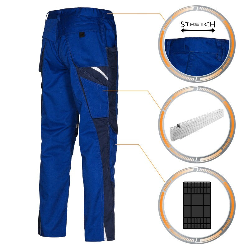 pka/Arbeitshose-Berufshose-Bundhose-Arbeitskleidung-Bestwork-blau