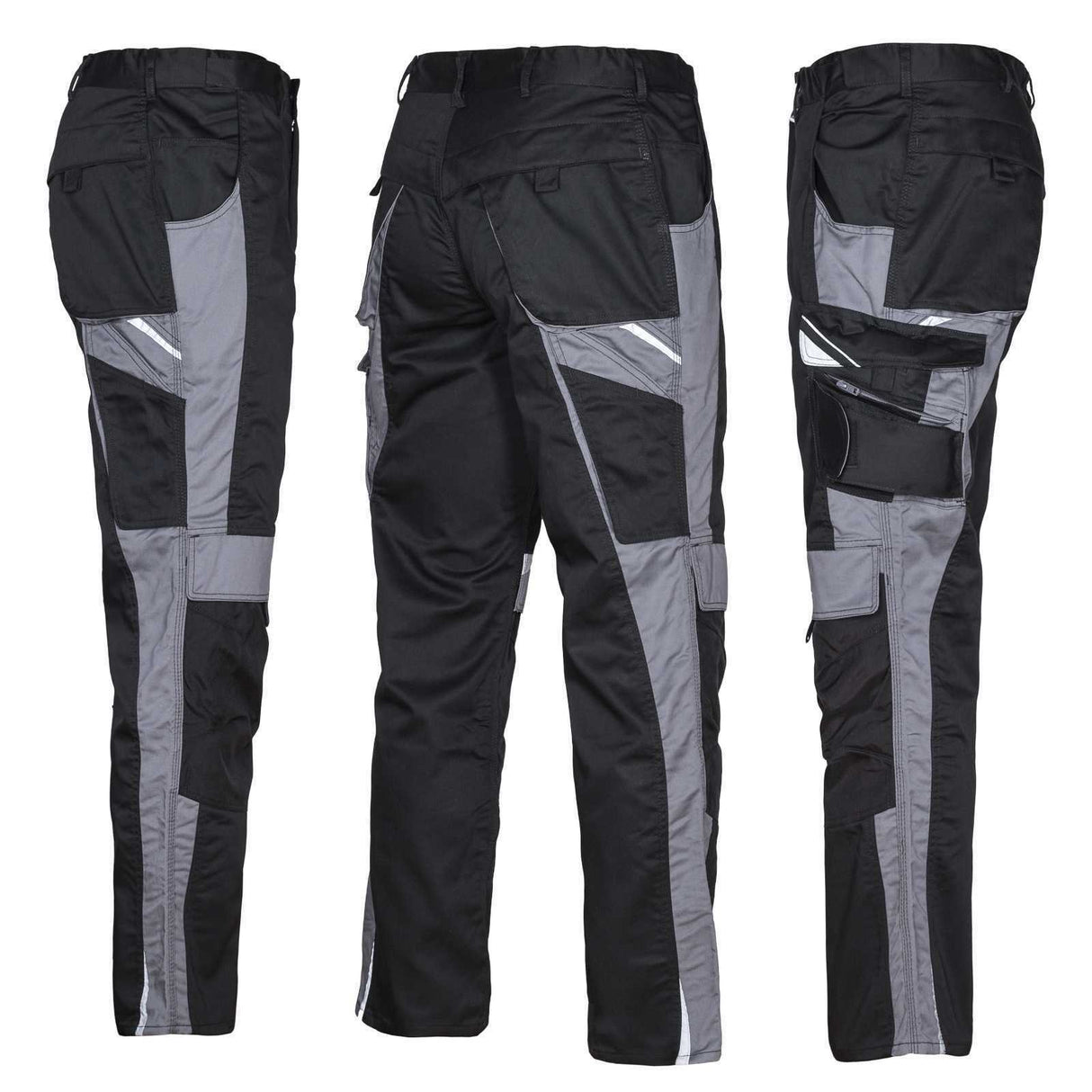 Arbeitshose-Berufshose-Bundhose-Arbeitskleidung-Bestwork-schwarz-collage-pka