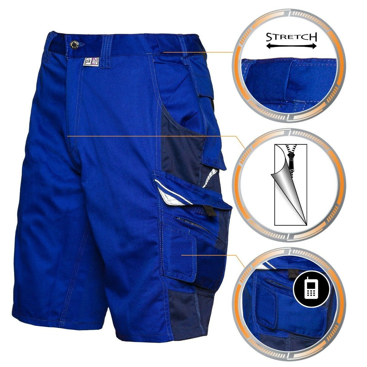 Arbeitskleidung-Bestwork-Arbeitsshorts-blau-details-pka