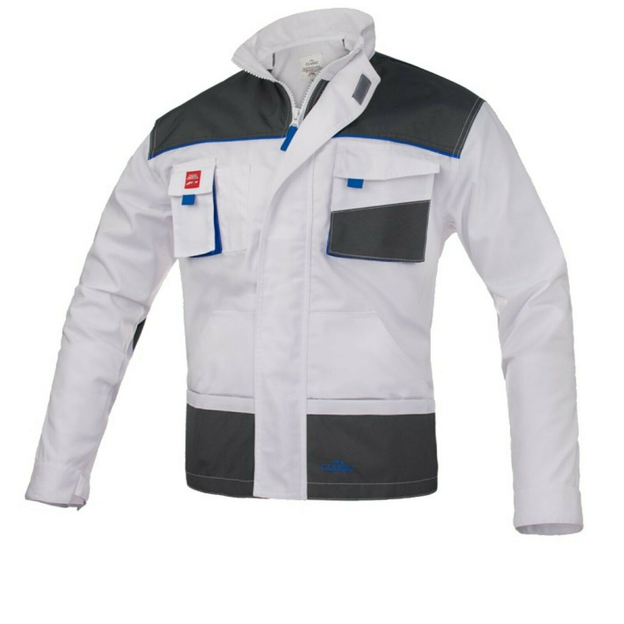 Arbeitskleidung-Classic-Arbeitsjacke-weiss-overview-artmas