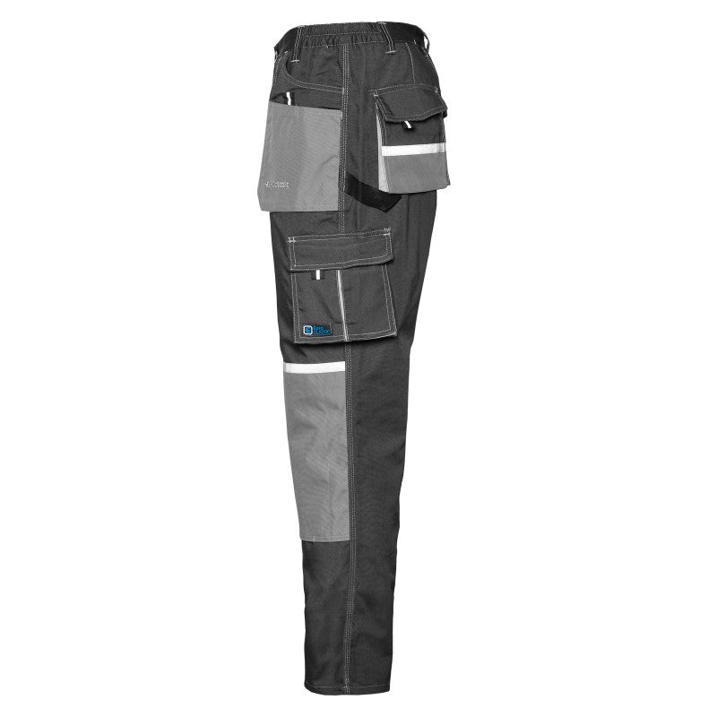 Arbeitskleidung-Euroclassic-Arbeitshose-grau-schwarz-reflex-left-orig