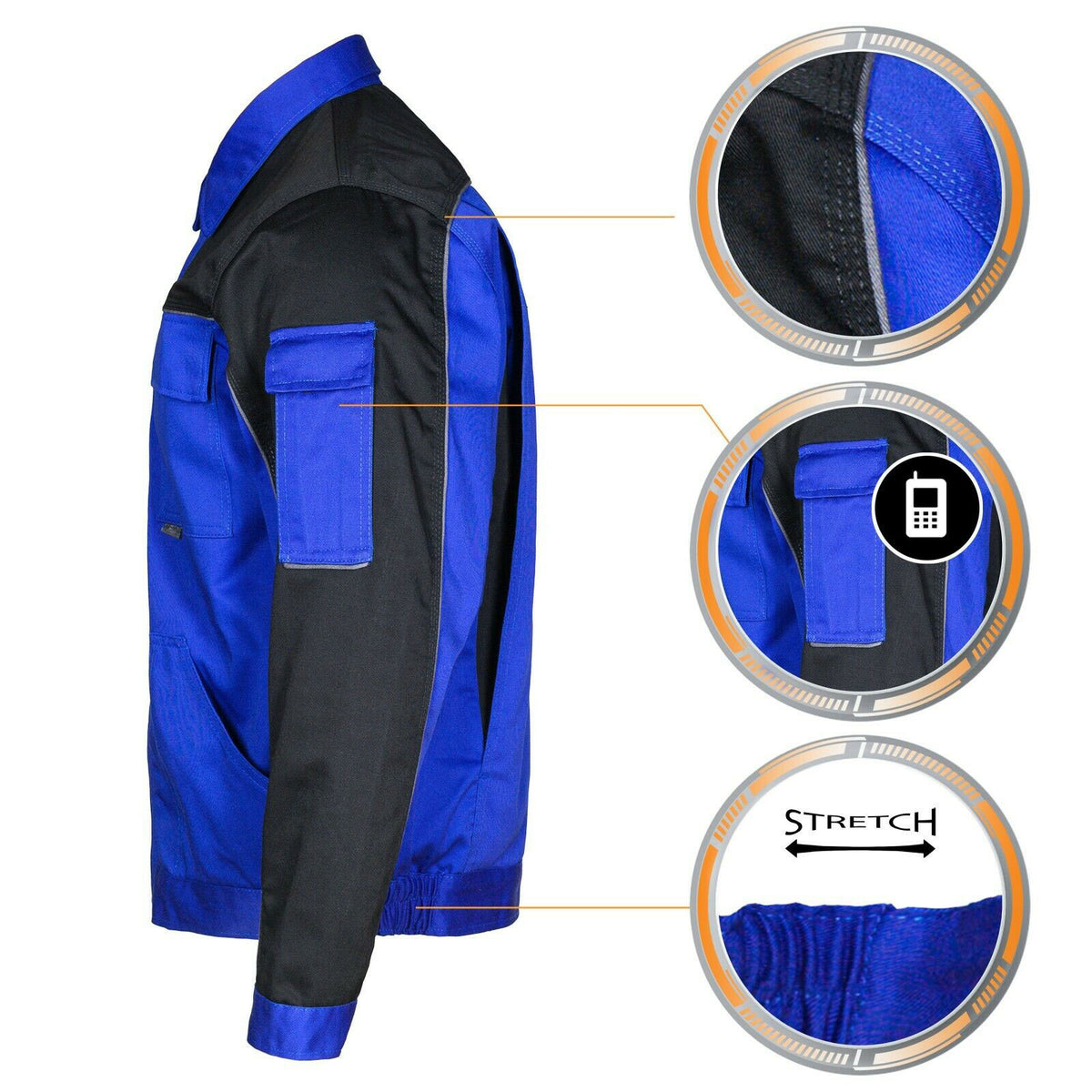 Arbeitskleidung-Professional-Arbeitsjacke-blau-schwarz-grau-details-1-artmas