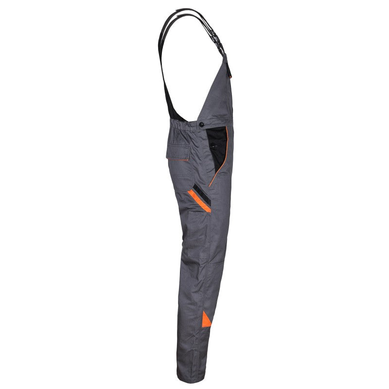 Arbeitskleidung-Professional-Latzhose-grau-schwarz-orange-right-orig.