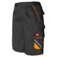 Arbeitskleidung-Professional-Shorts-schwarz-orange-overview-artmas