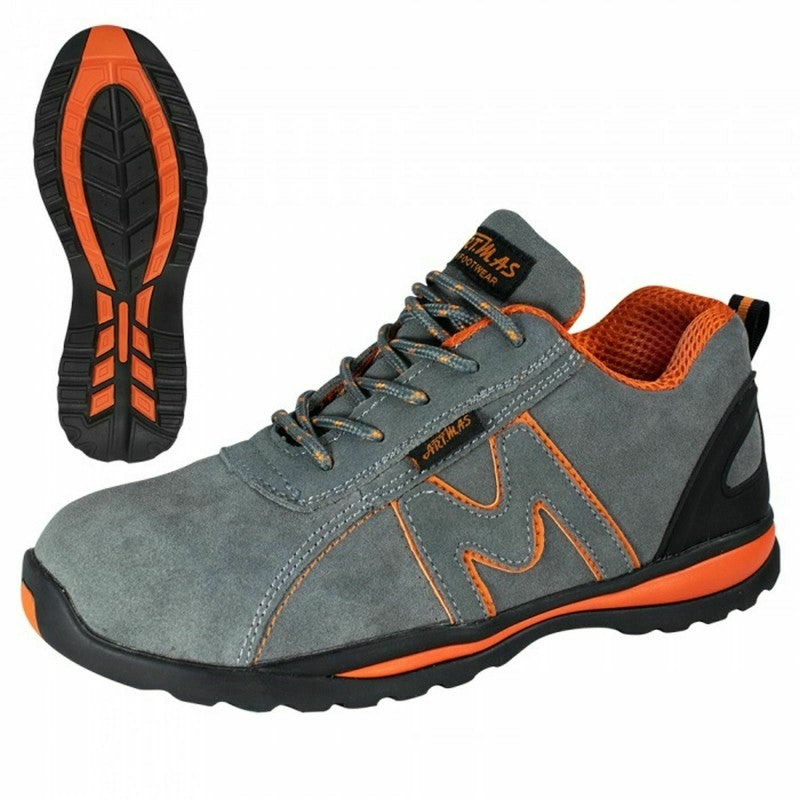 Arbeitsschuhe-Sicherheitsschuhe-Schutzschuhe-Stahlkappe-Leder-grau-overview-sole-artmas