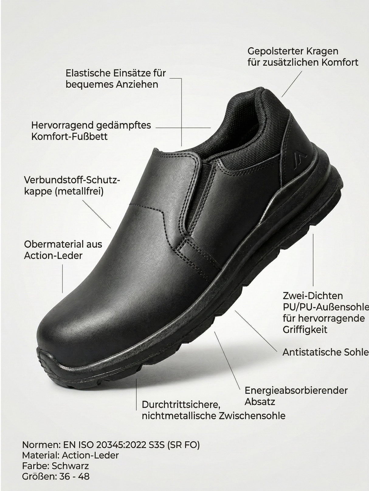 Arbeitsschuhe S3 Kochschuhe Portwest FC80