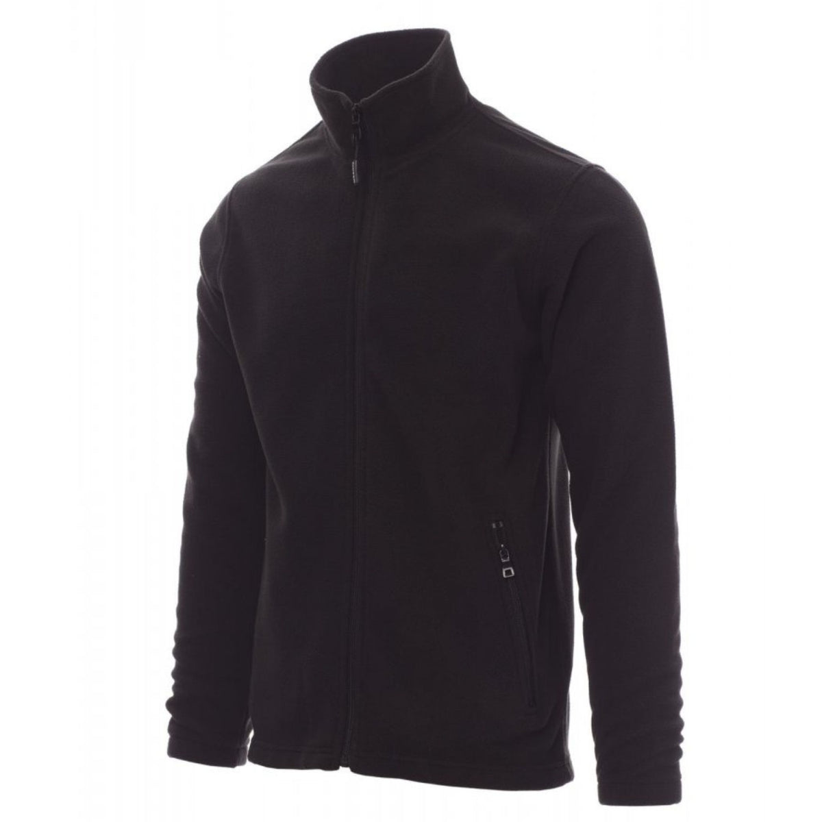 Fleecejacke_schwarz_rot