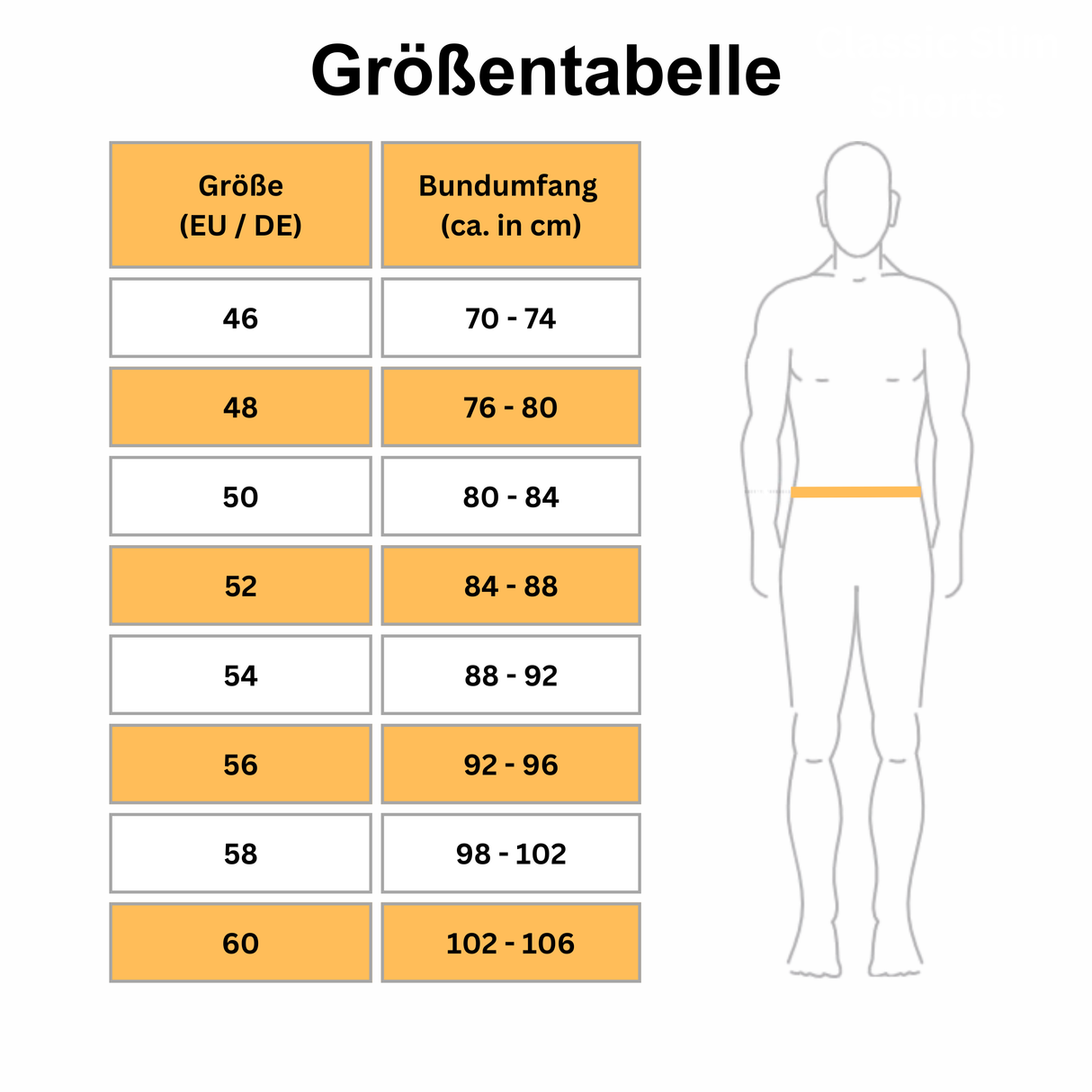 Groessentabelle_Classic_Slim_Shorts