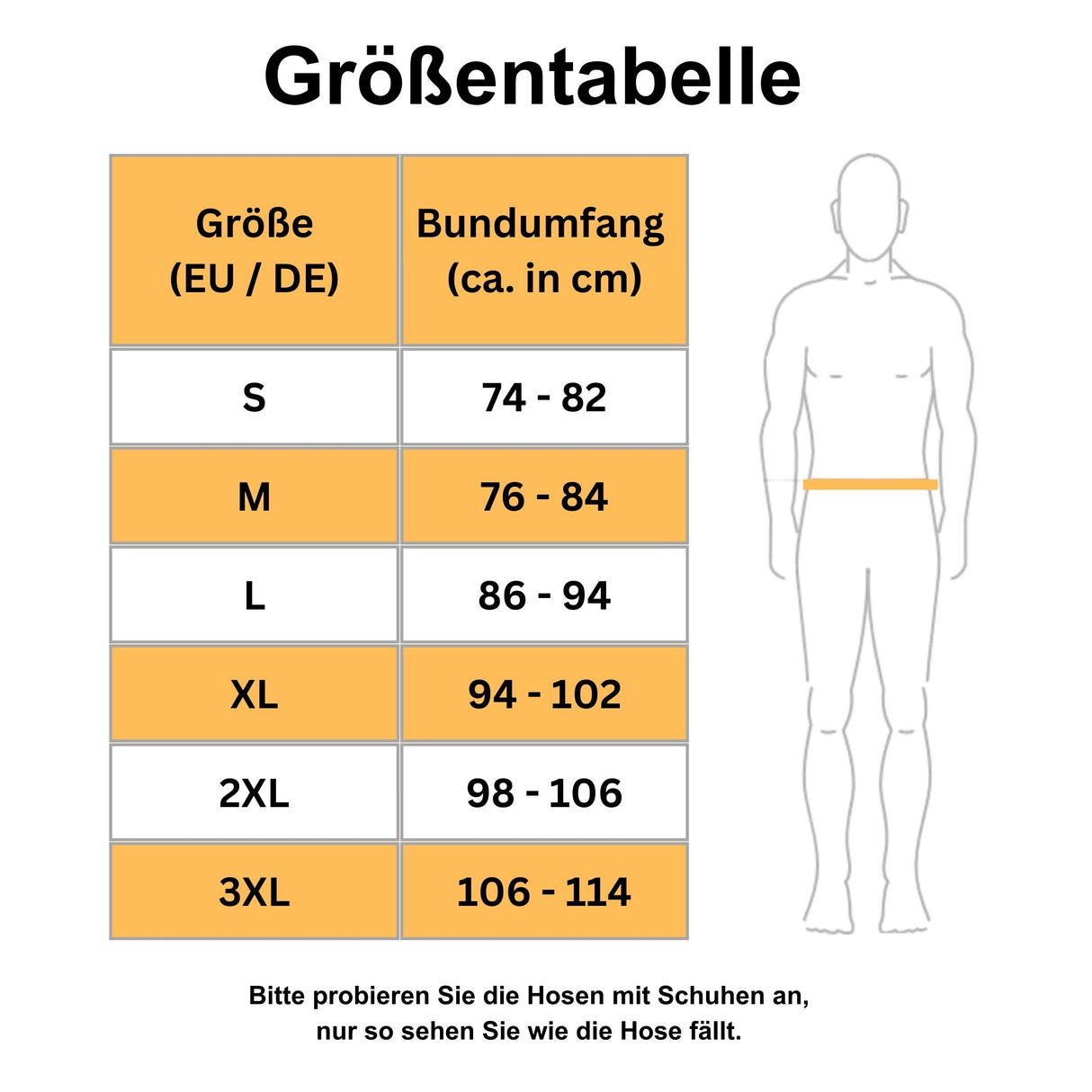 Groessentabelle_Softshell_Hose_Uni_Prof.