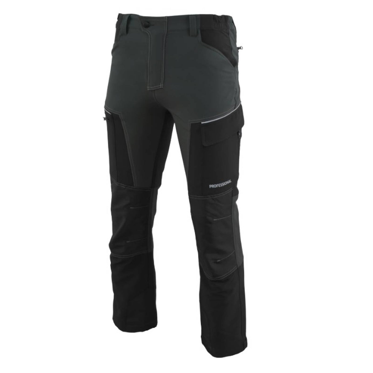 Softshellhose_Arbeitshose_PROFESSIONAL_grau_4.