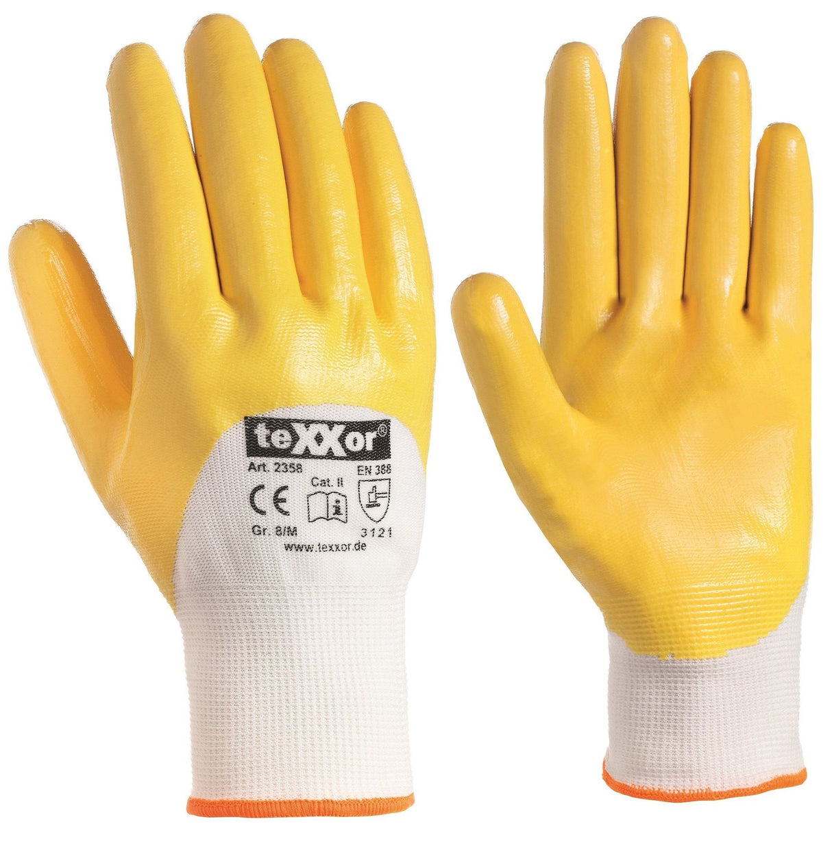 Arbeitshandschuhe Nitril-Polyester-Strickhandschuhe teXXor 2358