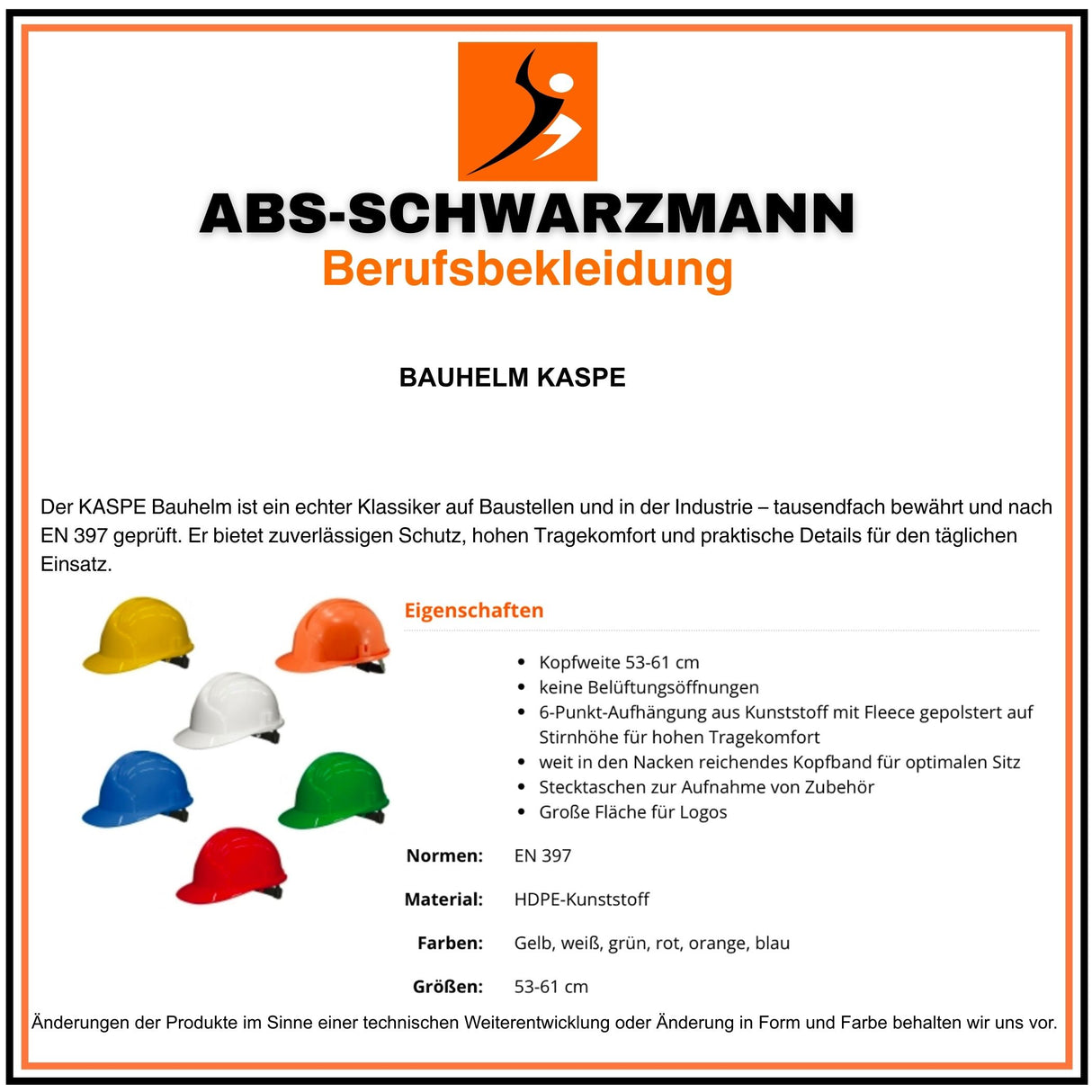 Beschreibung-Bauhelm