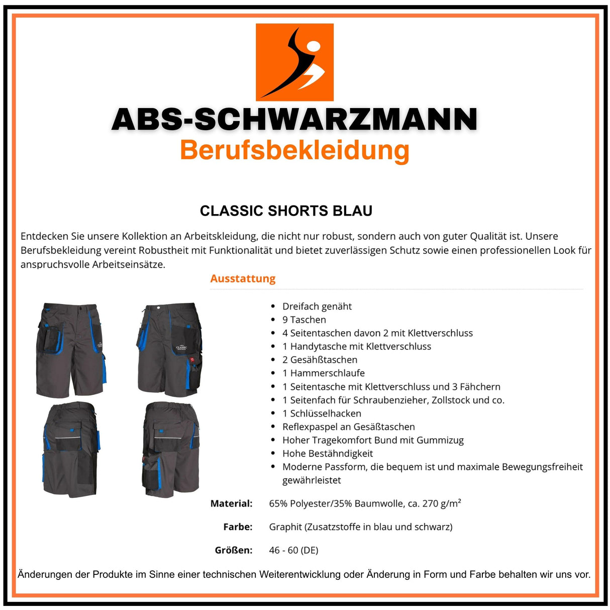 Beschreibung-ClassicShortsMaximus