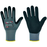 1-24 Paar OPTI FLEX grau Nitril-Handschuhe