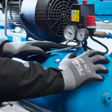 1-24 Paar OPTI FLEX grau Nitril-Handschuhe