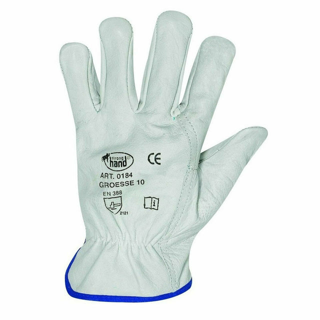 Arbeitshandschuhe-Lederhandschuhe-Leder-Handschuhe-RBZ-gelb-front-left-stronghand