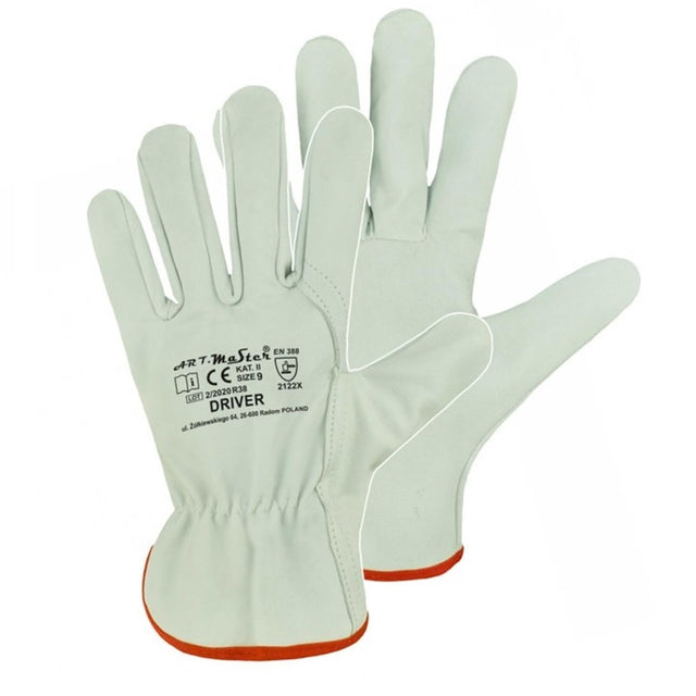 Arbeitshandschuhe-Lederhandschuhe-Montage-Ziegenleder-Leder-Drive-weiss-overview-1-artmas