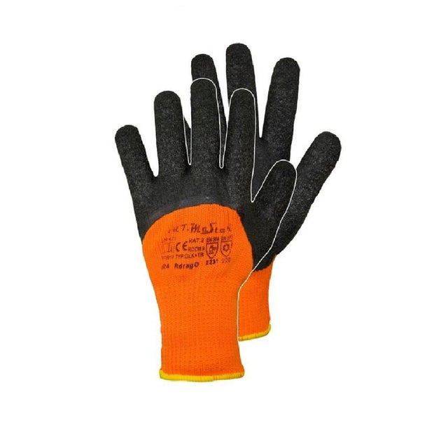 Arbeitshandschuhe-Rdrag-Winterhandschuhe-Latex-Thermo-gefuettert-orange-overview-artmas