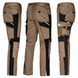 Arbeitshose-Berufshose-Bundhose-Arbeitskleidung-Bestwork-khaki-collage-pka