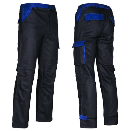 Arbeitshose-Bundhose-Hose-Berufsbekleidung-Profi-blau-collage-2-portwest