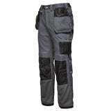 Arbeitshose-Hose-Holstertaschen-T602-Berufskleidung-Schutzkleidung-grau-overview-portwest