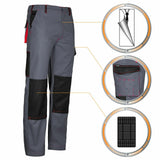 Arbeitshose-Malerhose-Bundhose-Arbeitskleidung-Craftland-grau-front-details-feldtmann