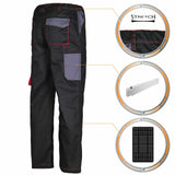 Arbeitshose-Malerhose-Bundhose-Arbeitskleidung-Craftland-schwarz-back-details-feldmann