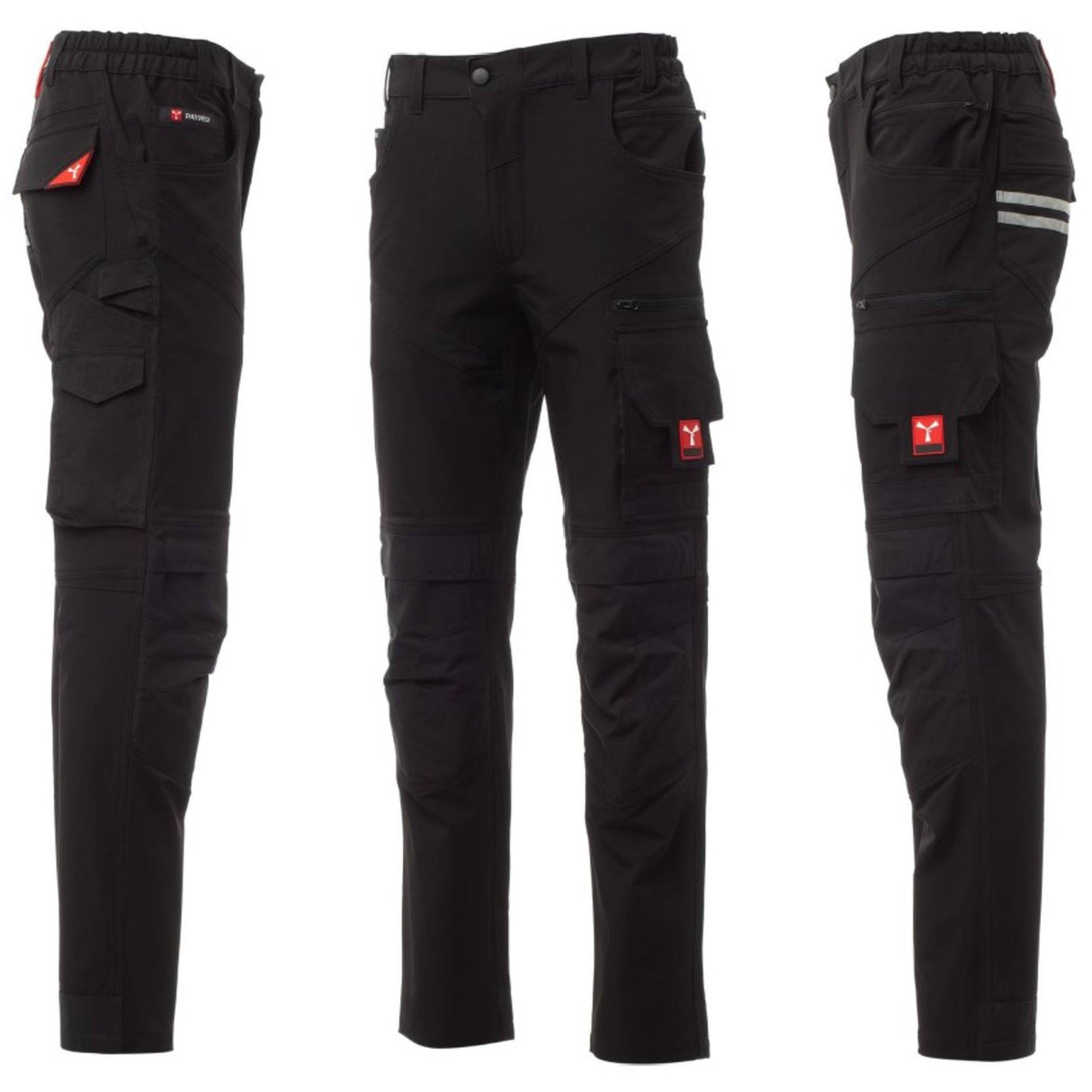 Arbeitshose Payper Next 4W Schwarz / Schwarz