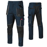 Arbeitshose CLASSIC Berufsbekleidung Hose SLIM Blau Stretch