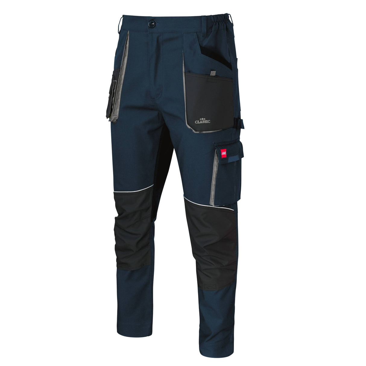 Arbeitshose CLASSIC Berufsbekleidung Hose SLIM Blau Stretch