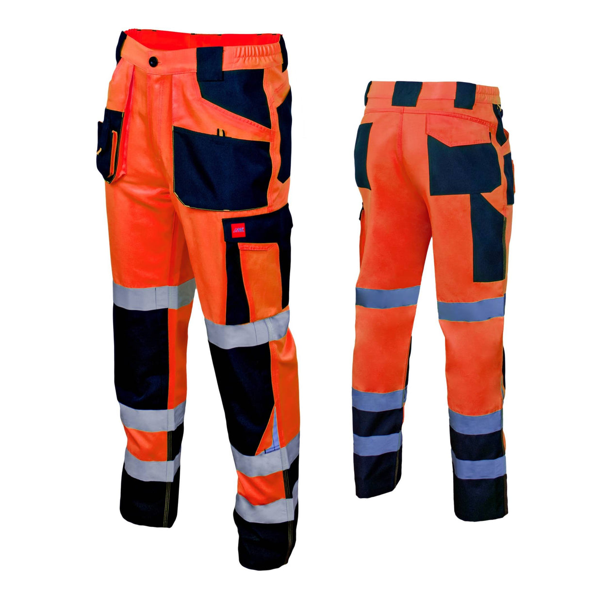 Warnhose Arbeitshose Classic FLASH Hose Orange