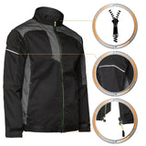 Arbeitsjacke-T603-Berufskleidung-Schutzkleidung-schwarz-details-portwest