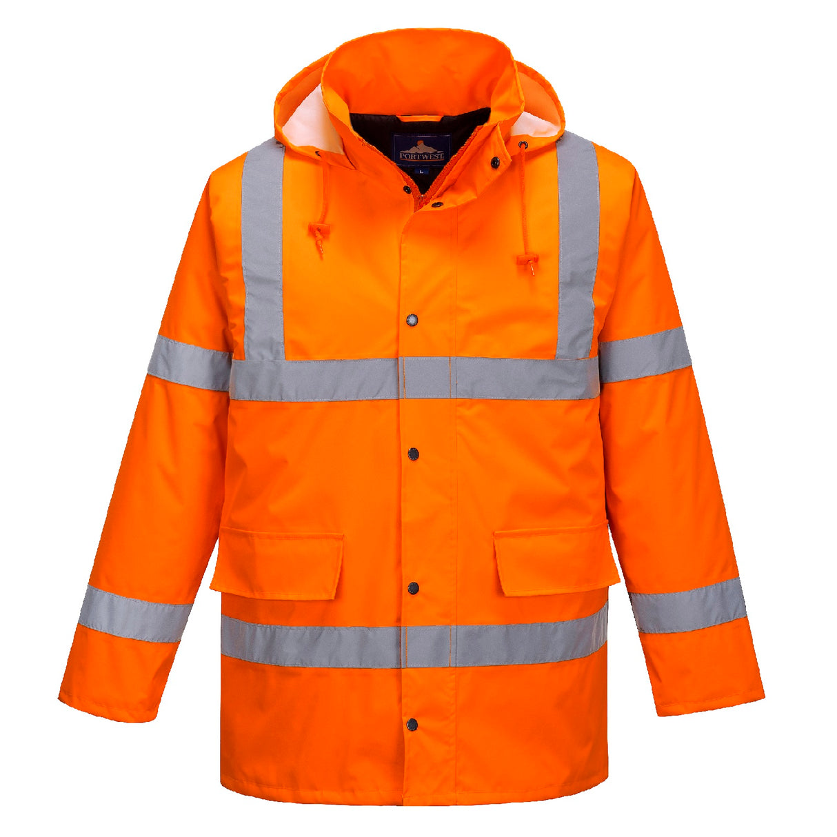 Arbeitsjacke-Warnschutzjacke-Warnjacke-Winterjacke-Parka-Regenjacke-orange-overview-portwest