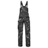 Arbeitskleidung-Arbeitshose-Latzhose-grau-schwarz-camouflage-back-raw-pol