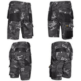 Arbeitskleidung-Arbeitsshorts-Shorts-Kurzhose-Bermuda-camouflage-collage-raw-pol