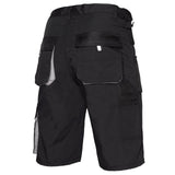 Arbeitskleidung-Arbeitsshorts-Shorts-Kurzhose-Bermuda-schwarz-back-raw-pol