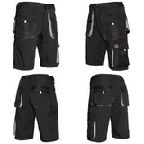 Arbeitskleidung-Arbeitsshorts-Shorts-Kurzhose-Bermuda-schwarz-collage-raw-pol