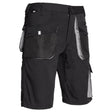 Arbeitskleidung-Arbeitsshorts-Shorts-Kurzhose-Bermuda-schwarz-overview-raw-pol