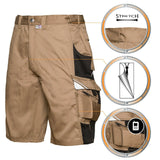 Arbeitskleidung-Bestwork-Arbeitsshorts-khaki-details-pka