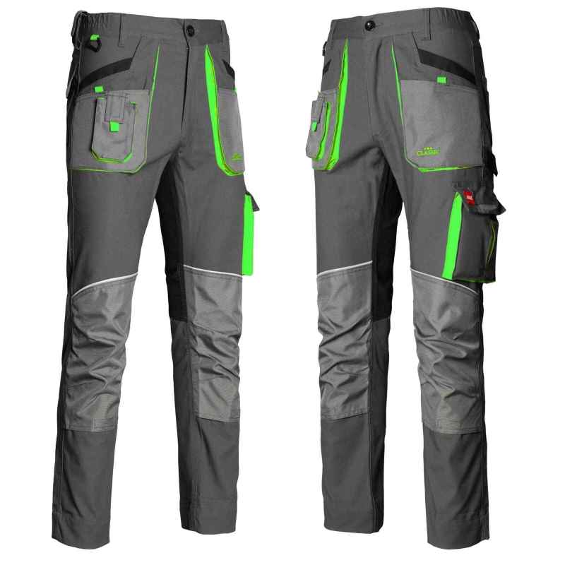 Arbeitskleidung-Classic-Arbeitshose-schwarz-gruen-front-artmas