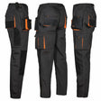 Arbeitskleidung-Classic-Arbeitshose-schwarz-orange