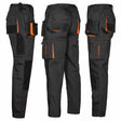 Arbeitskleidung-Classic-Arbeitshose-schwarz-orange
